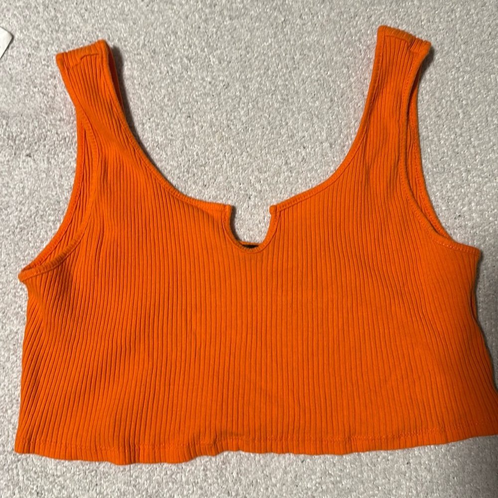Orange Crop Top